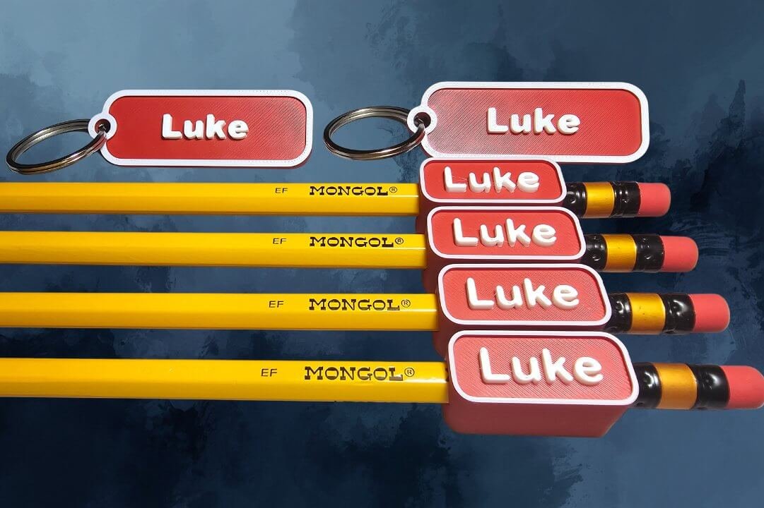 mypolybox-bundle-name-tag-keychain-mongol-pencil-topper-set MYPOLYBOX custom name tag keychains and Mongol pencil toppers flat lay — personalized school supplies Philippines